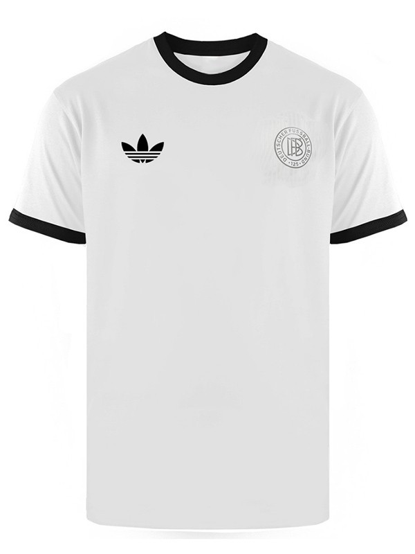 Germany maillot de football pour adulte uniforme de football pour homme tenue de sport blanche haut de football 125e anniversaire 2024-2025